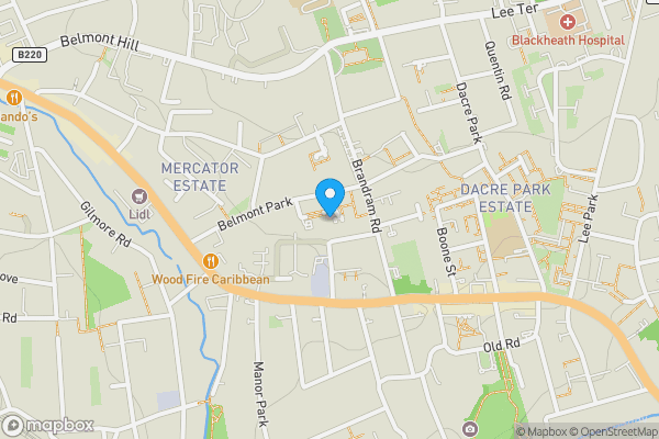 Map location for 11 Belmont Park Close, Lewisham, London, SE13 5BH