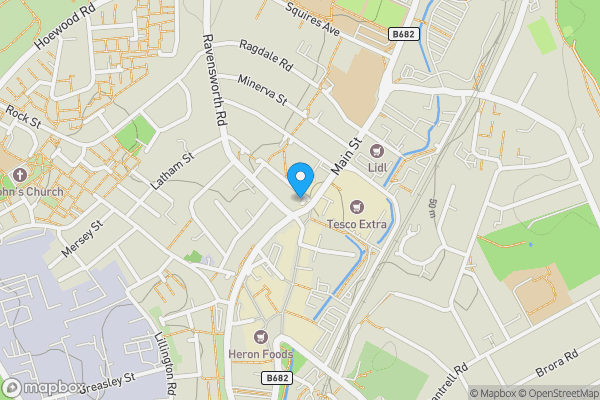 Map location for Land on the south west side of 3 Hazel Street, Nottingham, Nottinghamshire NG6 8EA