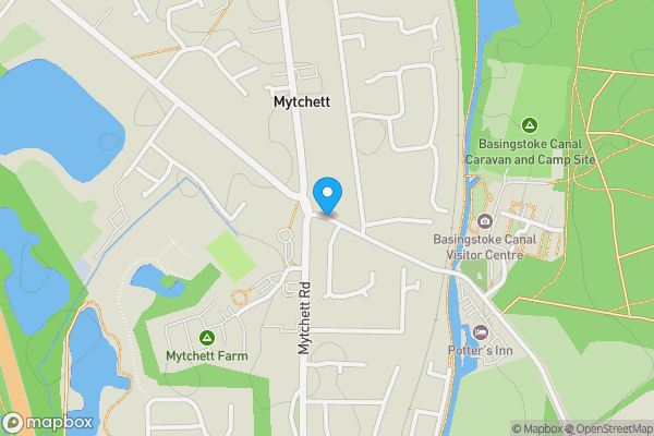 Map location for Mytchett Place, Mytchett Place Road, Mytchett, Camberley, Surrey, GU16 6DQ