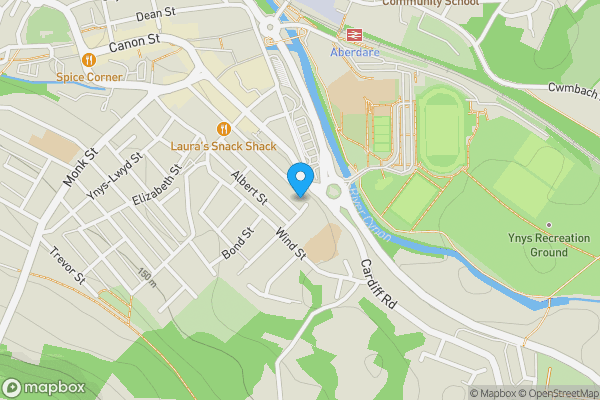 Map location for Marquis Inn Bute Villas, Cardiff Street, Aberdare, CF44 7EN