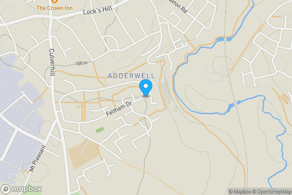 Map location for 11 Garages off, Feltham Drive, Frome, BA11 5AW