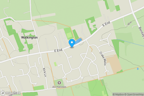 Map location for Chestnut House, 30 East End, Walkington, East Yorkshire, HU17 8RY