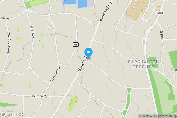 Map location for 27 Banstead Road South, Sutton, Surrey, SM2 5LF