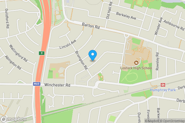 Map location for 44 Fountains Road, Stretford, Manchester, M32 9PN