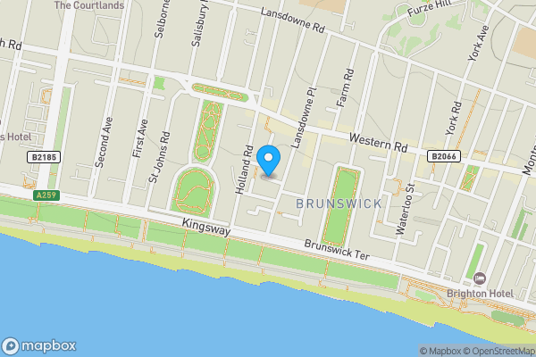 Map location for Lansdowne Square, HOVE, East Sussex, BN3 1HE