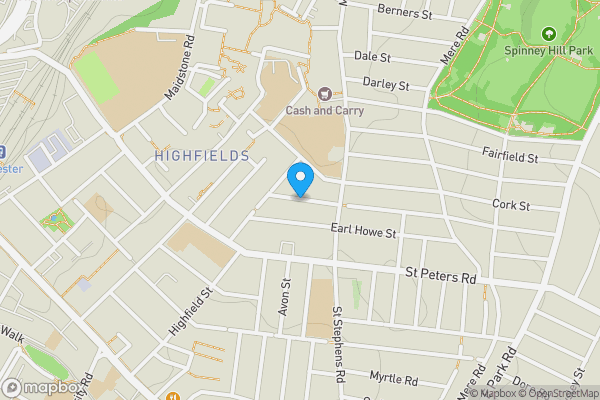Map location for Twycross Street, LEICESTER, Leicestershire, LE2 0DU