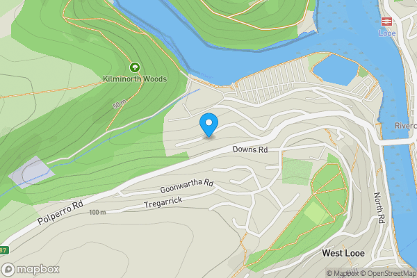 Map location for 25 Woodlands View, Looe, Cornwall, PL13 2AW PL13 2AW