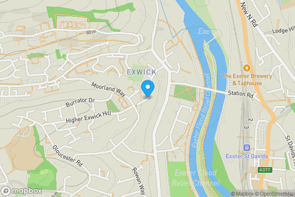 Map location for South Wing, Exwick Hill , Exeter, EX4 2AQ