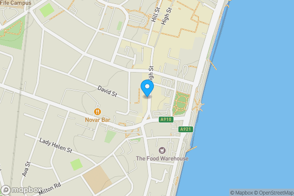 Map location for 1F, 25 High Street, Kirkcaldy, Fife KY1 1LQ