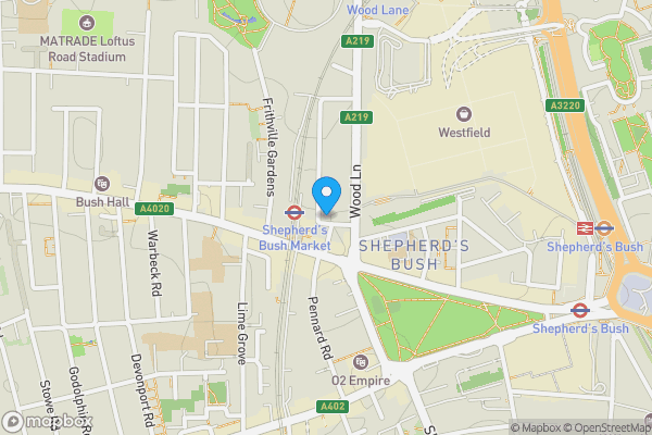 Map location for Ground Floor Flat, 3 Macfarlane Road, Shepherds Bush, London W12 7JY
