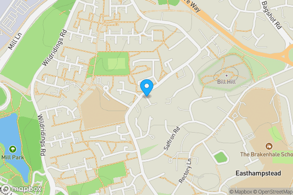 Map location for Wyvern Close Parking, Bracknell, Berkshire, RG12 7HZ