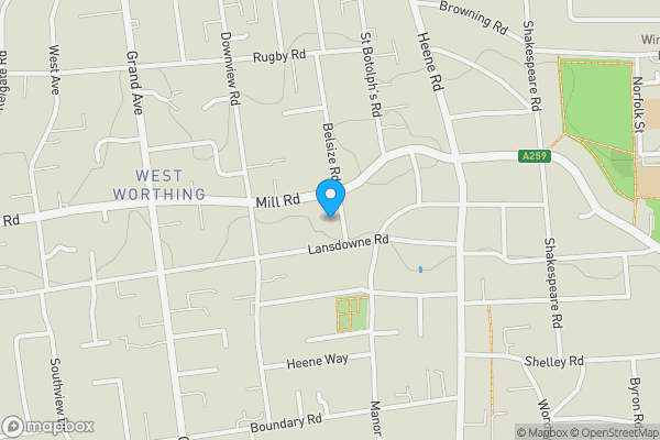 Bn11 Postcode Map 3A Belsize Road, Worthing, West Sussex, BN11 4RG
