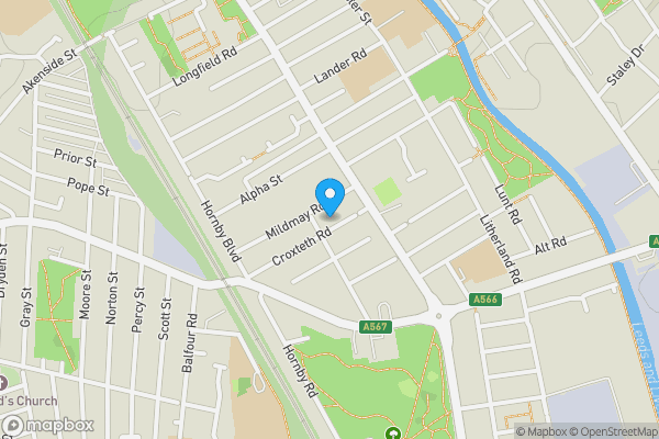 Map location for 45 Croxteth Road, Bootle, Merseyside, L20 5EB