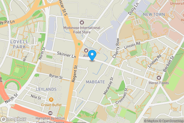 Map location for 5 Twenty Twenty, Skinner Lane, Leeds, West Yorkshire LS7 1BB