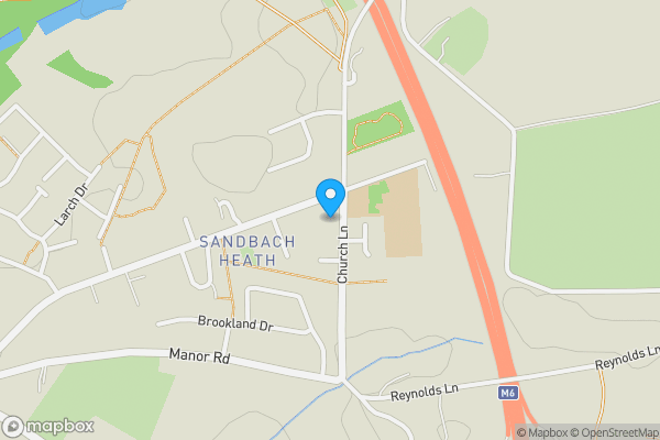 Map location for Prism Ball Bank, School Lane, SANDBACH, Cheshire, CW11 2LS