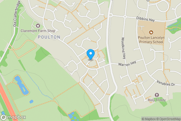Map location for Langley Close, Wirral, Merseyside, CH63