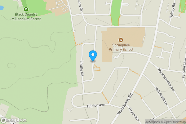 Map location for Eastcroft Road, Wolverhampton, West Midlands, WV4 4NN