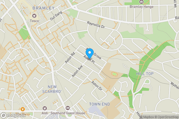 Map location for Aston Place, LEEDS, West Yorkshire, LS13 2DH