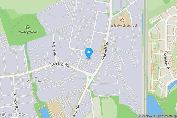 Map location for Raleigh Court, Priestley Way nr Gatwick Airport Crawley West Sussex RH10 9PD
