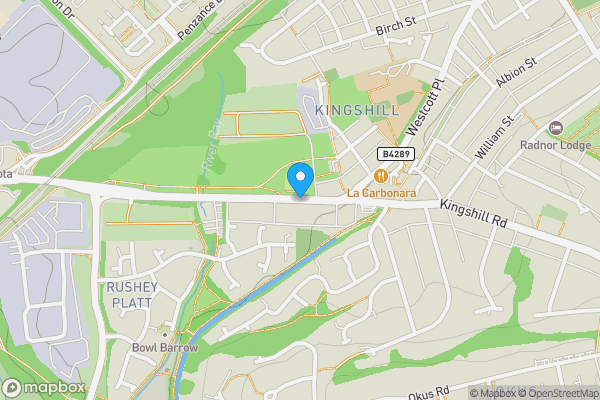 Map location for Land at the rear of, Wootton Bassett Road, Swindon, Wiltshire, SN1 4NQ