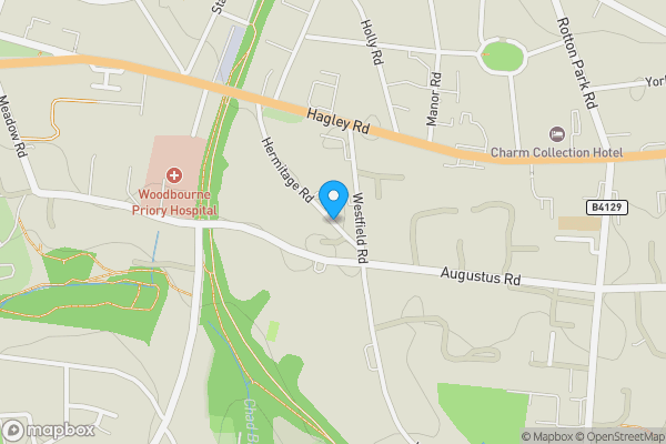 Map location for Hermitage Road, Birmingham, West Midlands, B15 3US