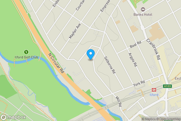 Map location for 51 Northbrook Road, Ilford, Redbridge, IG1 3BP