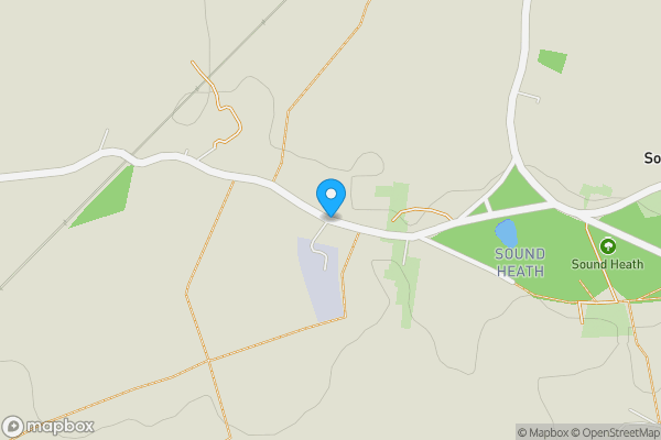 Map location for Land off Wrenbury Heath Road, Newtown, Sound Nantwich, CW5 8BG