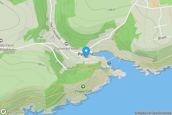 Map location for Nancys Place & Taste Buds, Little Laney, Polperro, Looe, Cornwall PL13 2QX