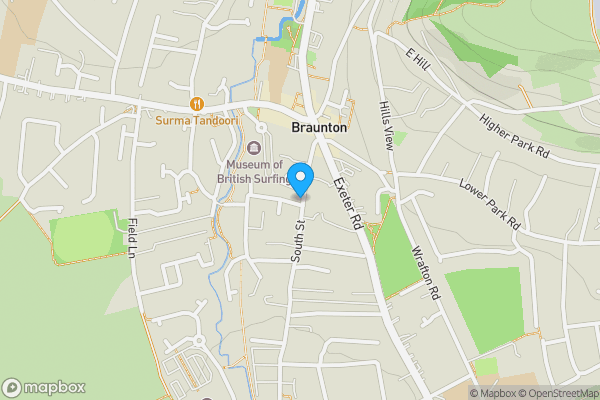 Map location for Burrows Cottage, South Street, Braunton, Devon EX33 2AA