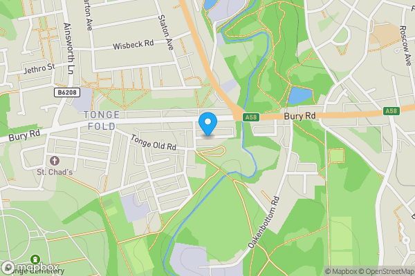 Map location for Doris Avenue, Bolton, Lancashire, BL2 6DB