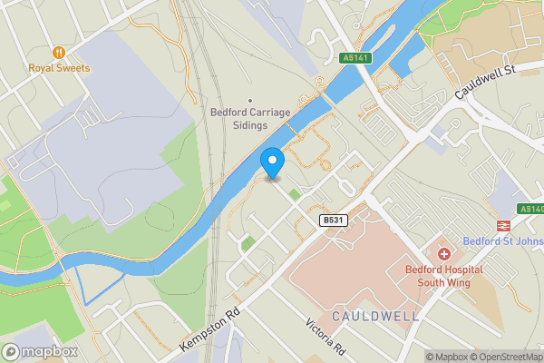 Map location for Traction Lane, Bedford, MK42 9BH