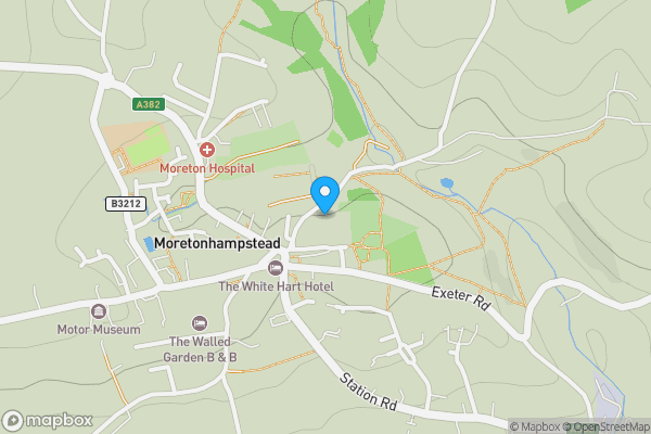 Map location for 14 Lime Street, Moretonhampstead, Newton Abbot, Devon, TQ13 8LT