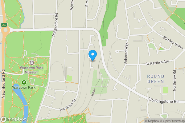 Map location for 37 Trowbridge Gardens, Luton, Bedfordshire, LU2 7JY