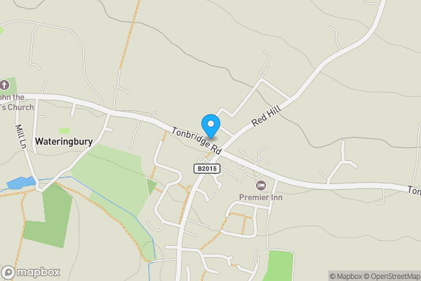 Map location for Loft Claremont House, 200 Tonbridge Road, Wateringbury, Maidstone, Kent, ME18 5NU