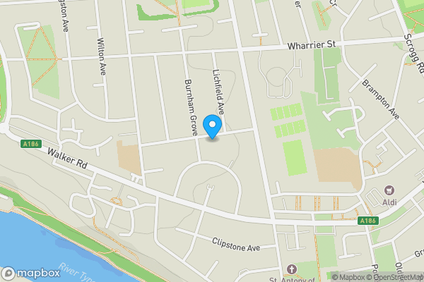 Map location for 34 Wigmore Avenue, Newcastle upon Tyne, Tyne and Wear, NE6 2LU