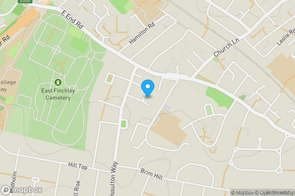 Map location for 21 Neale Close, Hampstead Gardens, N2 0LE