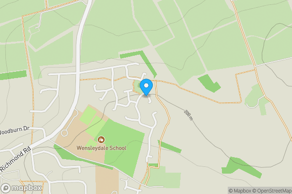 Map location for 93 Dale Grove, Leyburn DL8 5GA