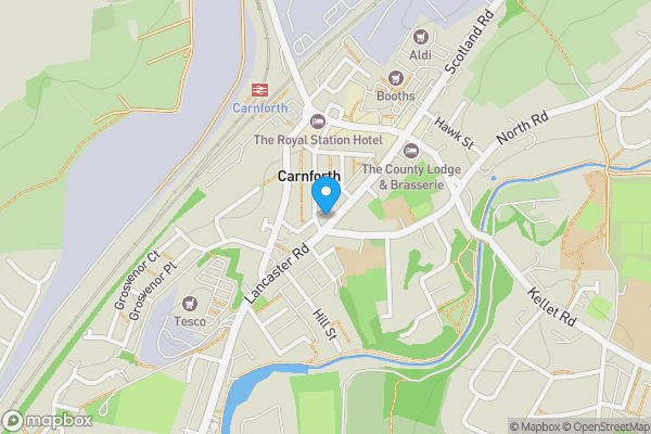 Map location for 54 Lancaster Road, Carnforth, Lancashire LA5 9LD