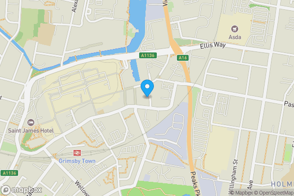 Map location for 10 Town Hall Street, Grimsby, North East Lincolnshire, DN31 1HN