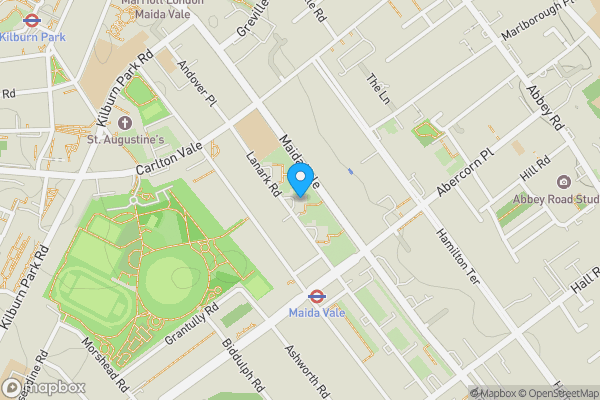 Map location for Flat 60 Falkirk House, 165 Maida Vale, London, W9 1QX