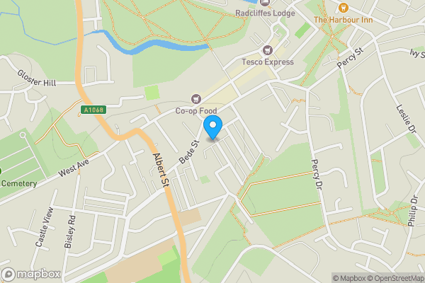Map location for Former St Marks Church, Wellwood Street, Amble, Morpeth , NE65 0EL