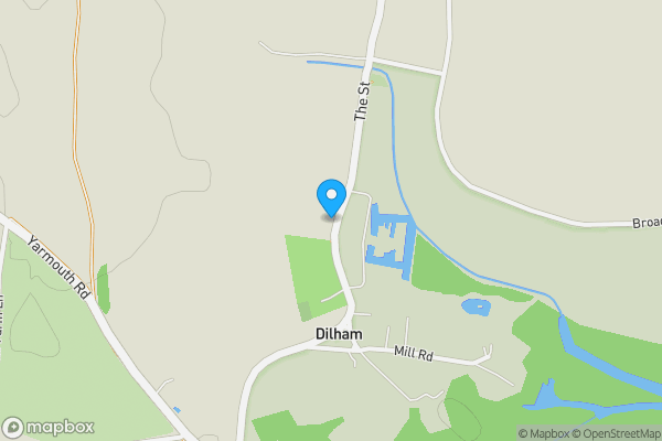 Map location for Mayflower Cottage, The Street, Dilham, North Walsham, Norfolk NR28 9PT