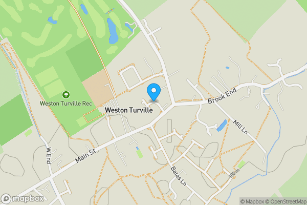 Map location for Garage at Middle Field, Weston Turville, Aylesbury, Buckinghamshire, HP22 5RH