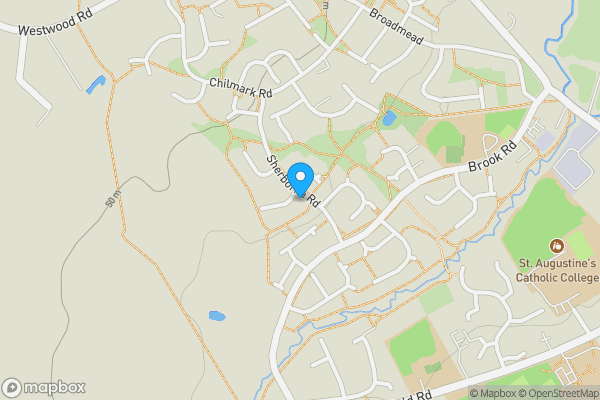 Map location for Land adj. 1-23, Meadway, TROWBRIDGE, Wiltshire, BA14 9TF