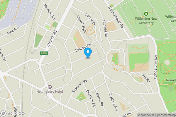 Map location for 37 Redfern Road, Harlesden, London NW10 9LA