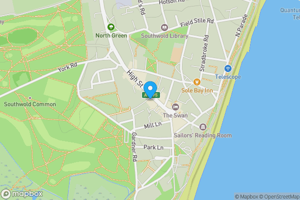 Map location for 67a, High Street, SOUTHWOLD, Suffolk, IP18 6DS