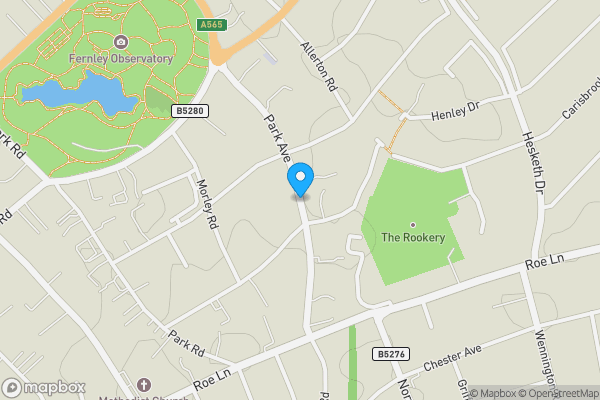 Map location for Apartment 3, Brantwood Court, Park Avenue, Southport, Merseyside PR9 9LT