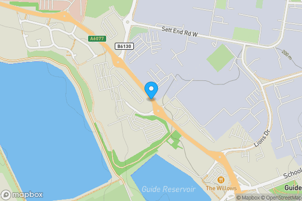 Map location for Land And Building At Fishmoor, Haslingden Road, Blackburn, Lancashire BB1 2EE