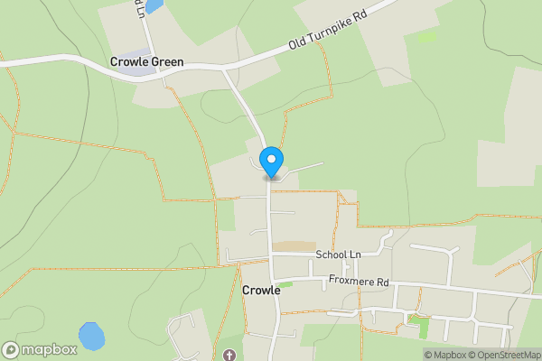 Map location for Old Pear Tree Cottage, Church Road, Crowle, WR7 4AT