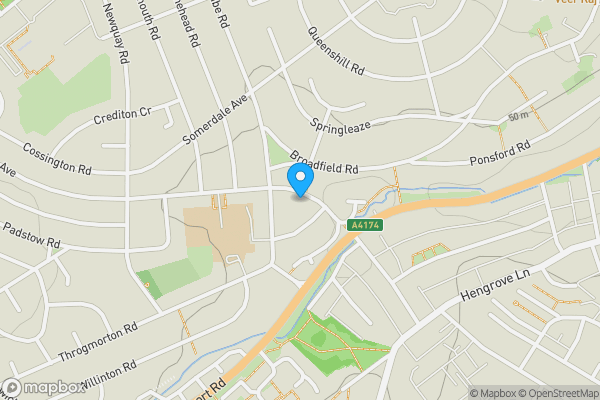 Map location for 194 Ilminster Avenue, Knowle, BS4 1BY